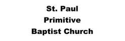 St. Paul Primitive Baptist Church