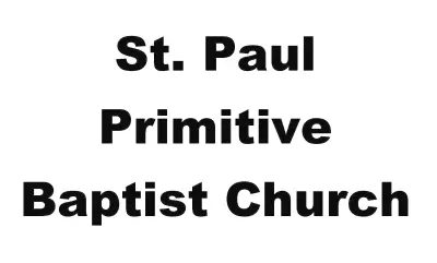 Logo for sponsor St. Paul Primitive Baptist Church